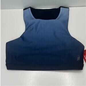 Good American Halter Top Blue Gradient Women's 1 (Small) NWT